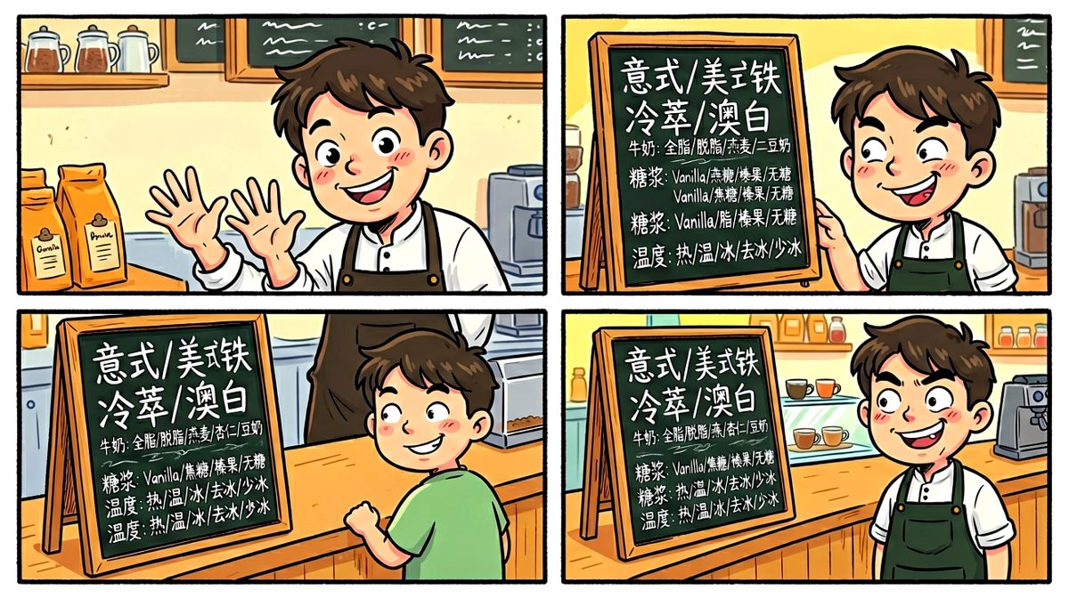 被繁复选项震慑的瞬间