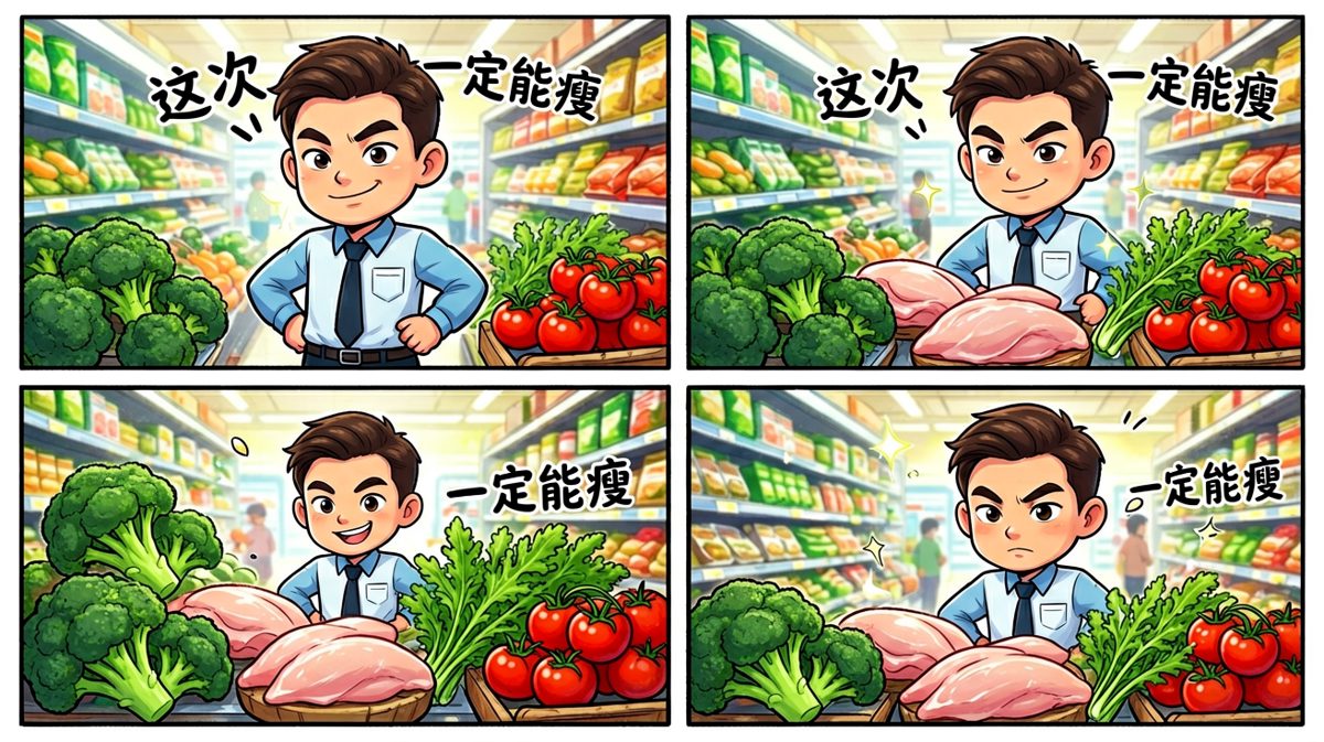 第一天：囤满健康食材，气势如虹