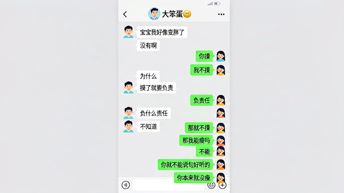 变胖反转：求生欲测试直接翻车现场