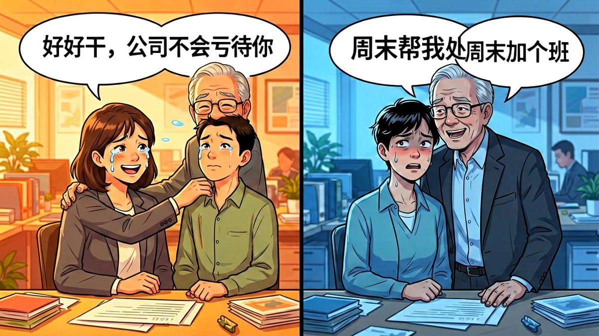 老板画的饼还没咽下去，加班通知就来了，理想很丰满现实很骨感。