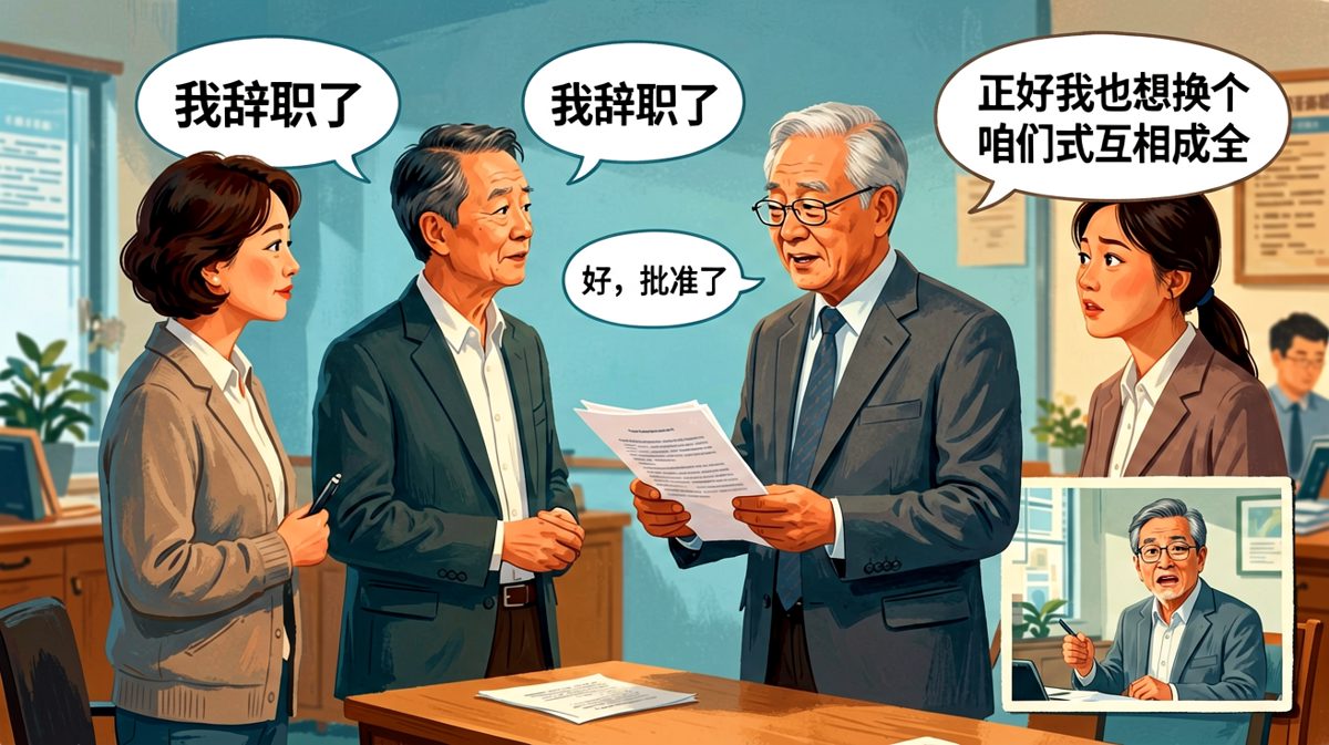 员工提离职以为是大招，结果老板比他还洒脱，反向拿捏令人哭笑不得。