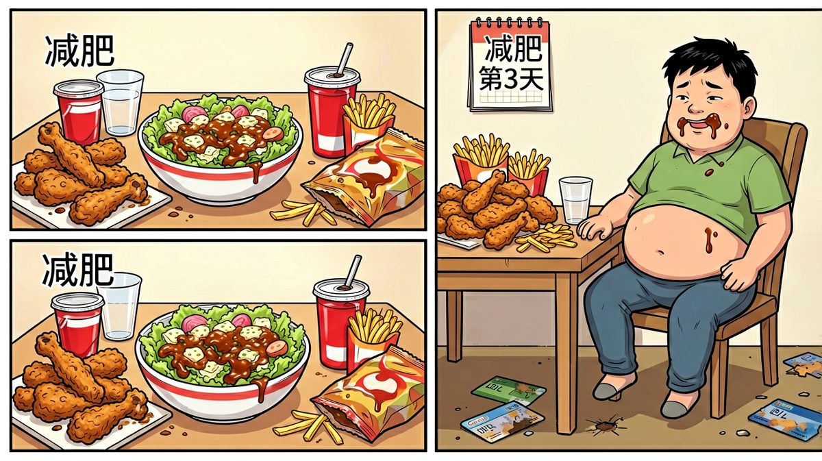 第四天：减肥？不存在的