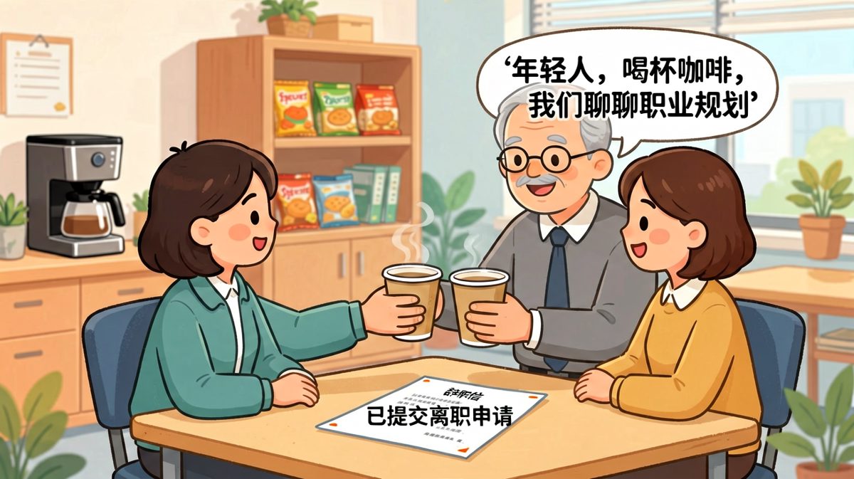 老板说聊聊职业规划，员工以为是晋升机会，结果是想让他提前走