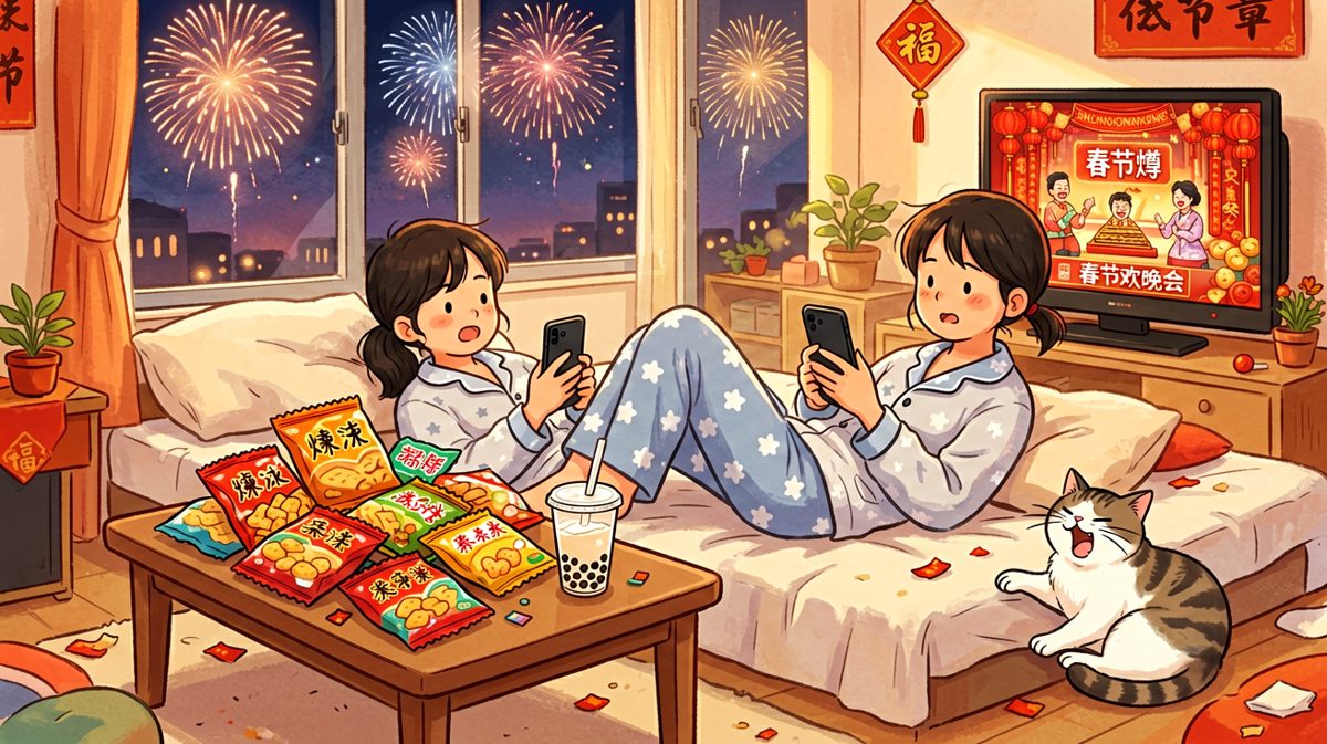 春节最高境界：床以外的地方都是远方