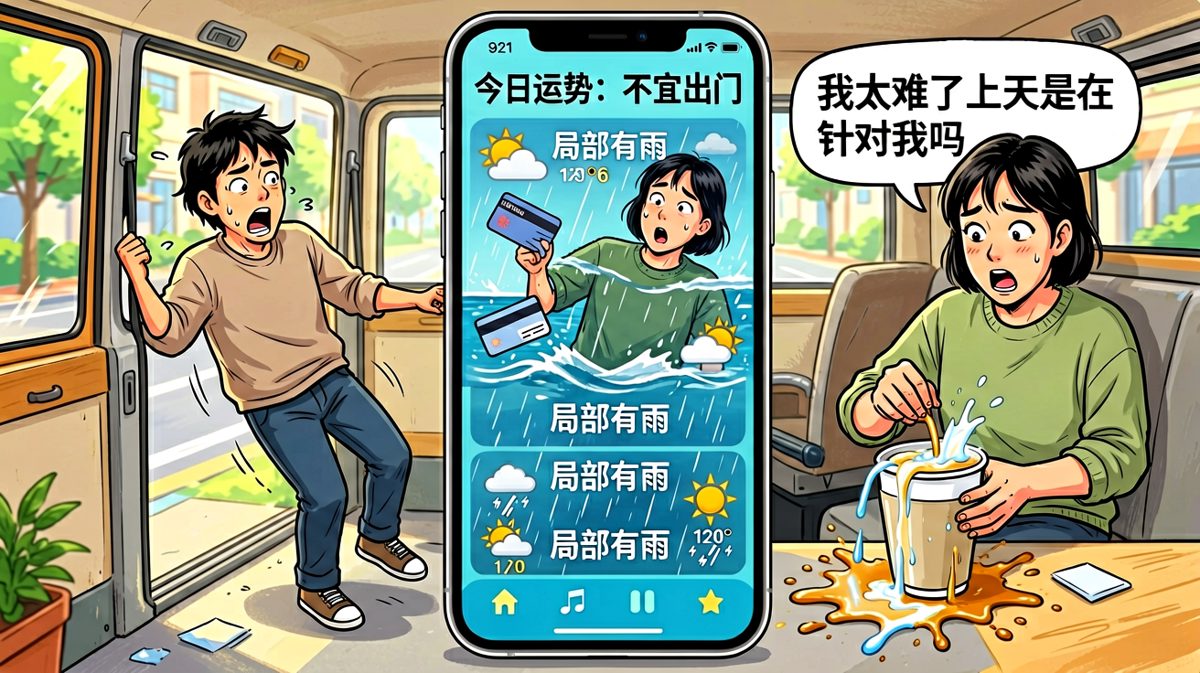 水逆日常：被命运连续制裁的一天