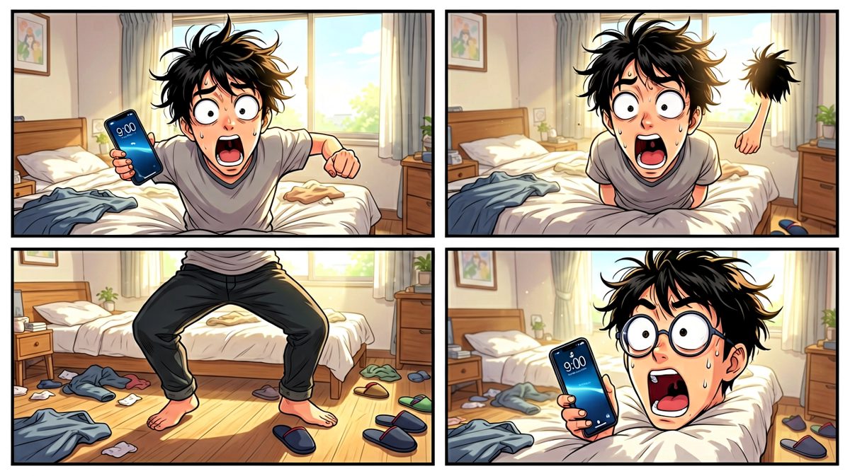 什么！？居然已经九点了！