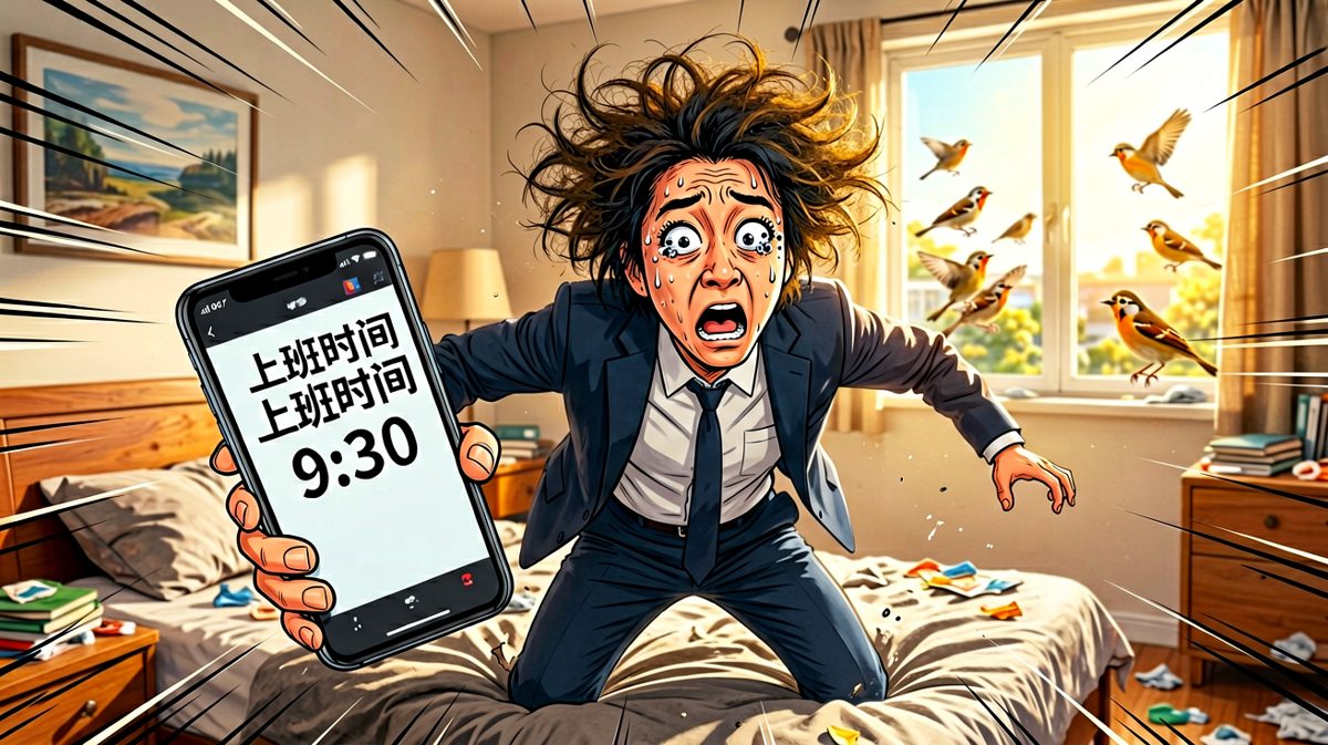睁开眼——完了！！！