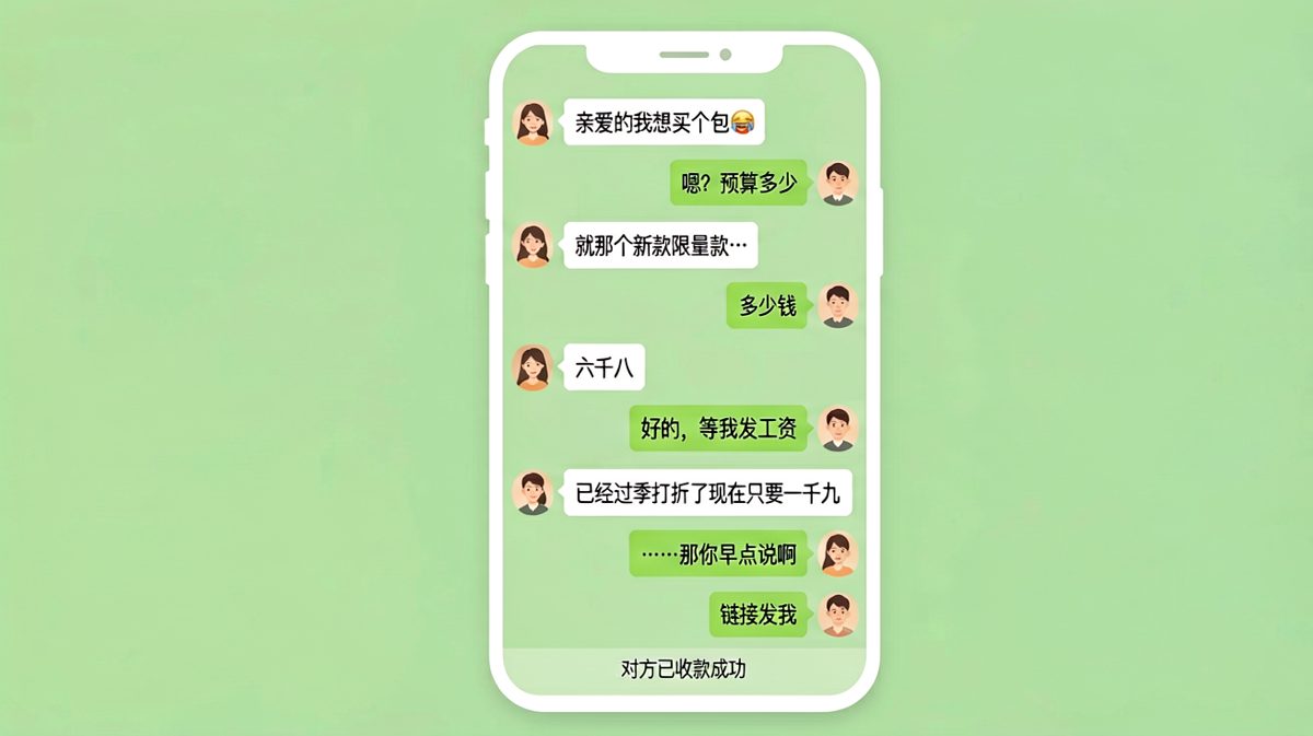 打折比爱更重要：直男的反应太真实了