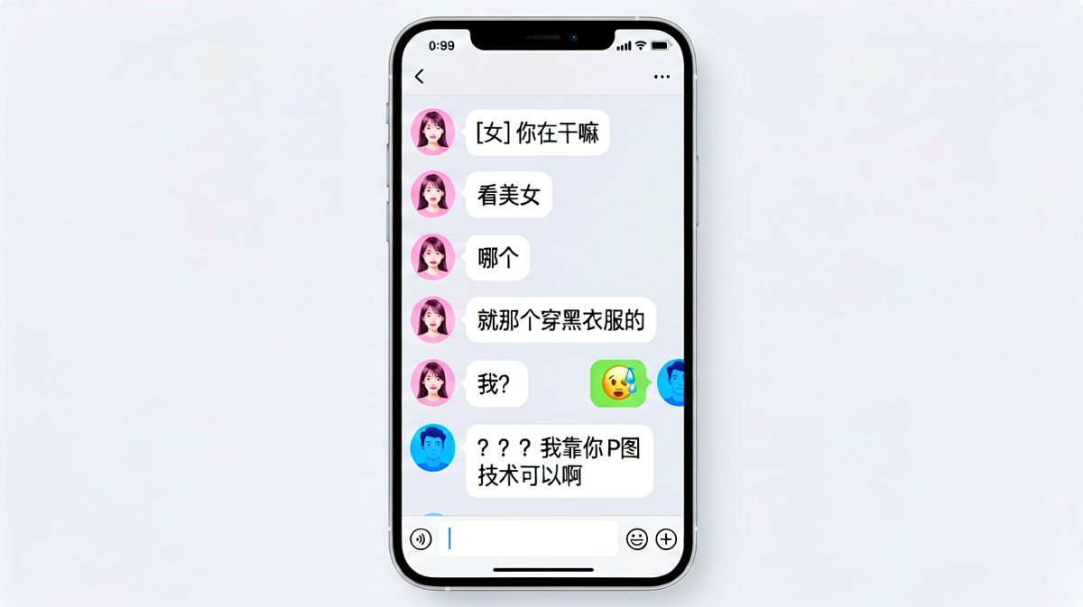《P图技术可以啊》——本想夸女朋友好看，结果翻车成夸她P图技术一流