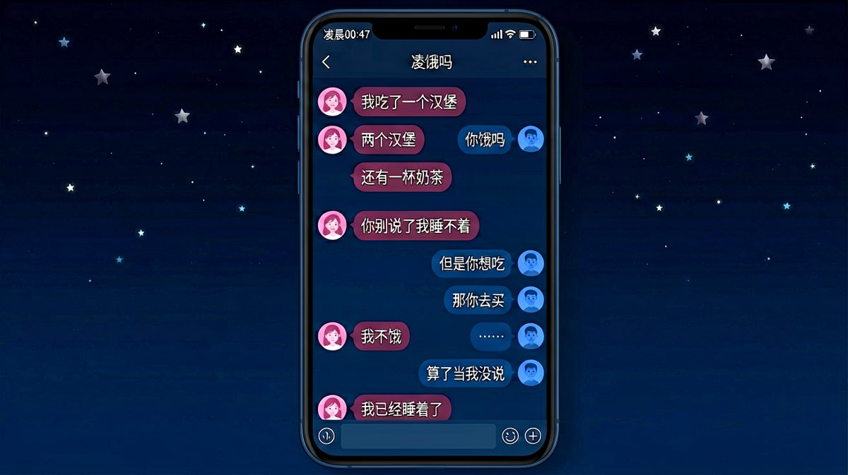 深夜放毒还假装睡着的最高境界