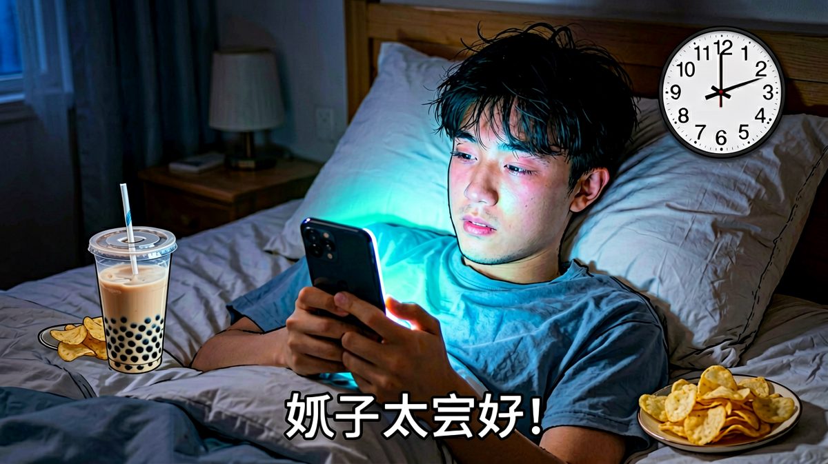 说好十点就睡，结果刷到了凌晨三点。