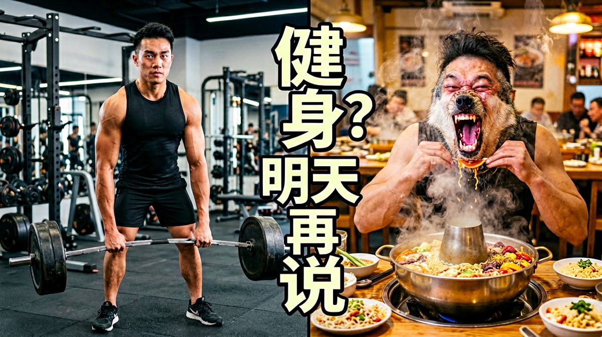 健身卡办了三年，去的次数比彩票还少。