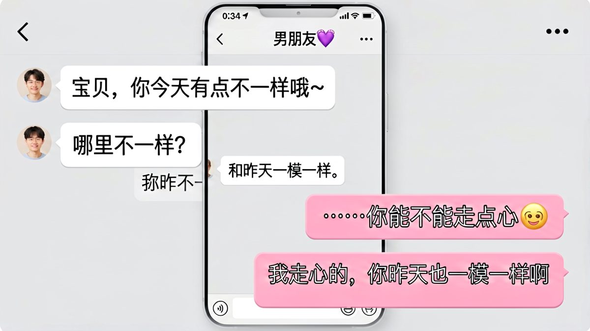 男友走心版夸人方式，句句在理又气人