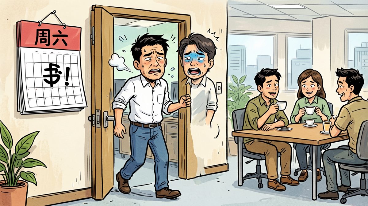 原来今天是周六……