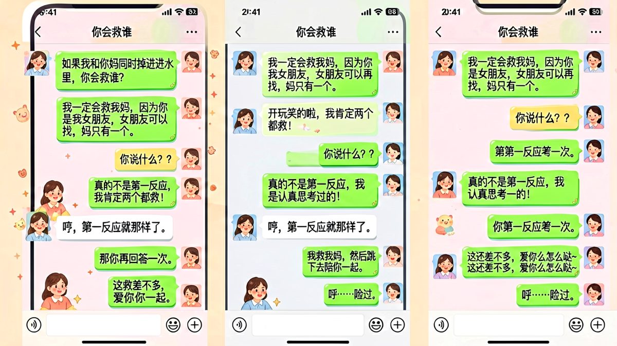 送命题的标准答案，男生极限求生全过程
