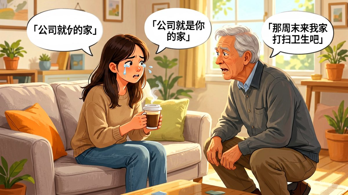 老板感动地说「公司就是你的家」，下一秒让员工周末来家里打扫