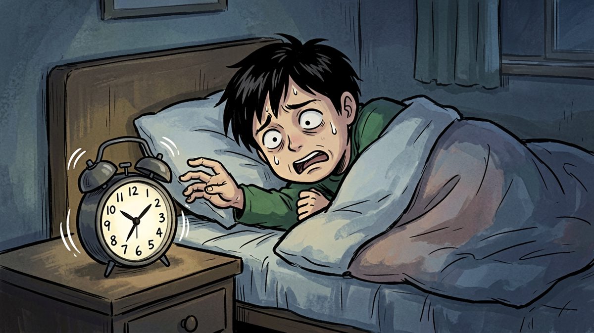 闹钟响了……被窝说：不，你不想起。