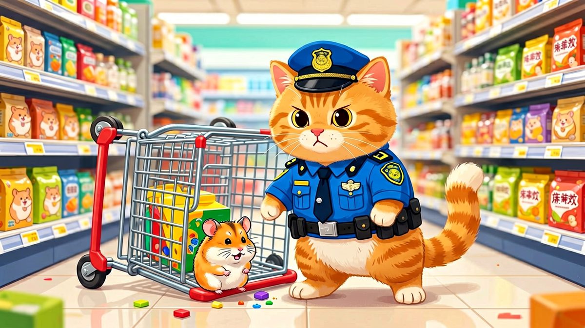 交警喵出警了！这一起'车损事故'起因是一只贪吃的仓鼠。