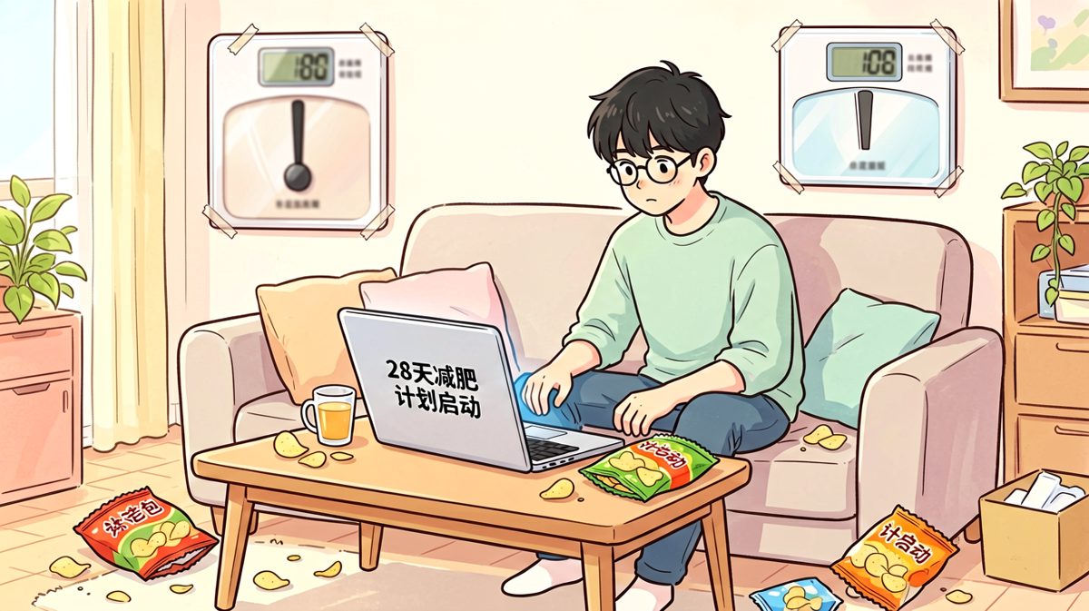 立下flag：今天开始减肥！