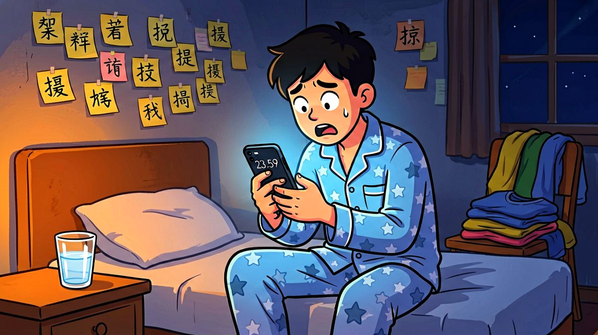 周日深夜，打工人意识到明天就是周一