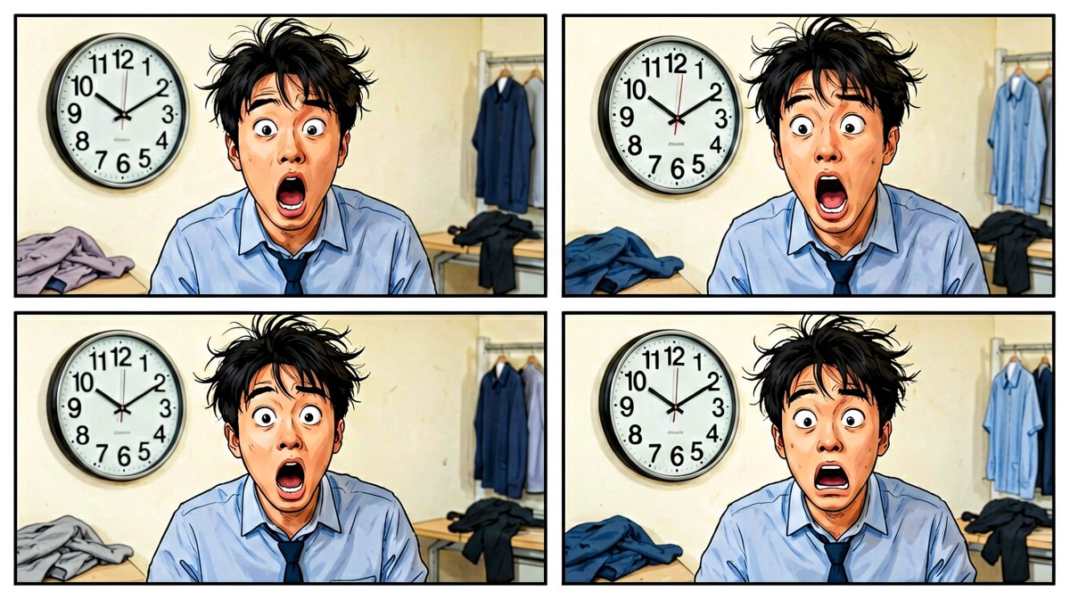 完了！要迟到了！！！