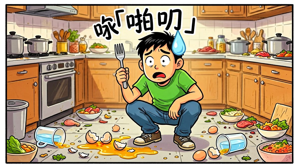 今天的早餐，换个方式吃了。