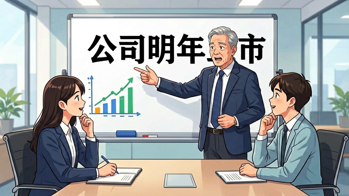 老板：公司明年一定上市！员工：那我先去准备辞职信了，好赶上敲钟那天