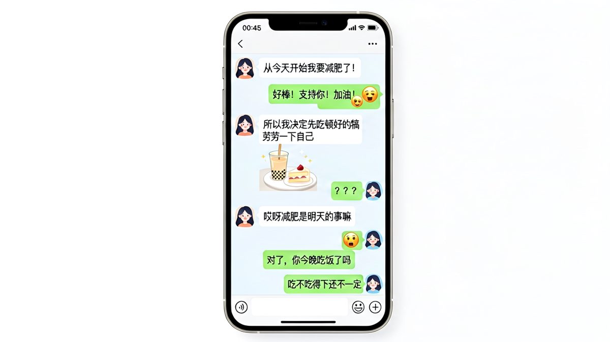 减肥的决心，从一顿夜宵开始