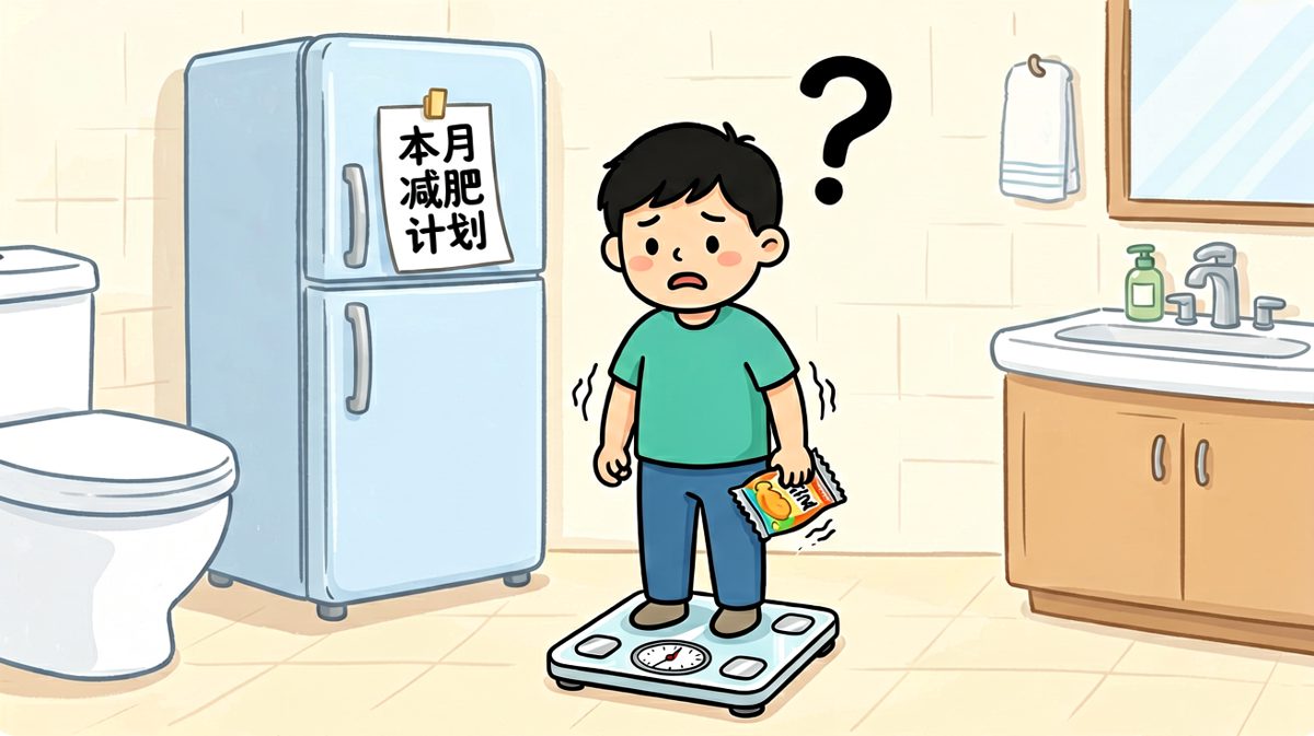 减肥从明天开始，从今天说起的明天