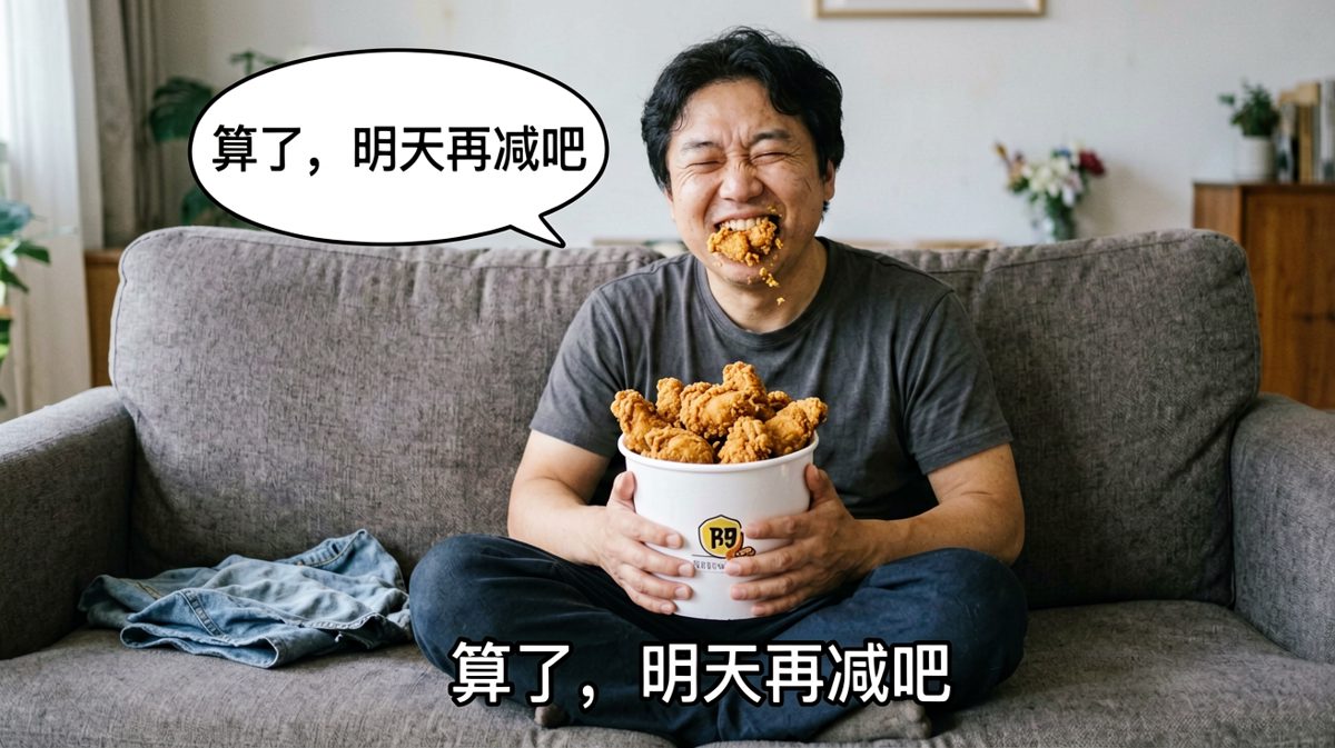 败给炸鸡的决定性瞬间