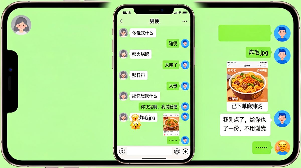 直男式浪漫：不让你选，直接帮你选