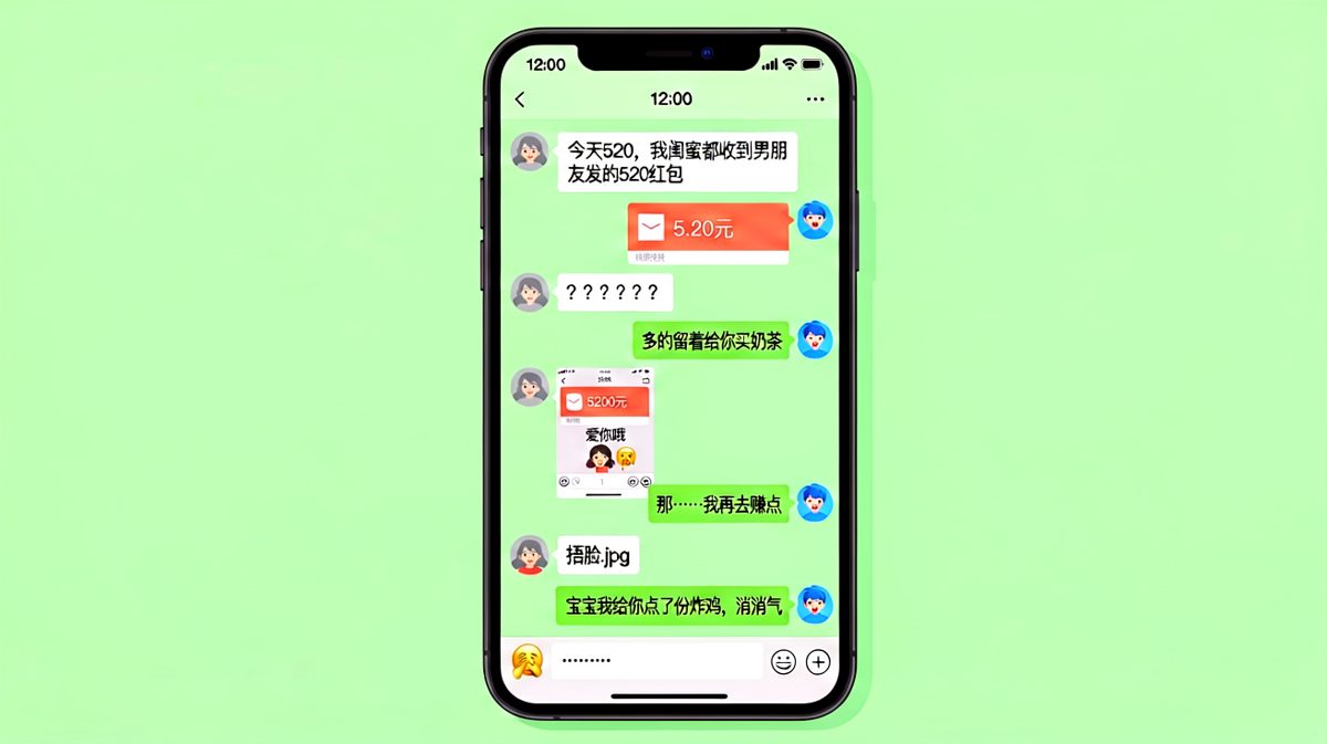 5.20对比5200，直男的浪漫让人窒息