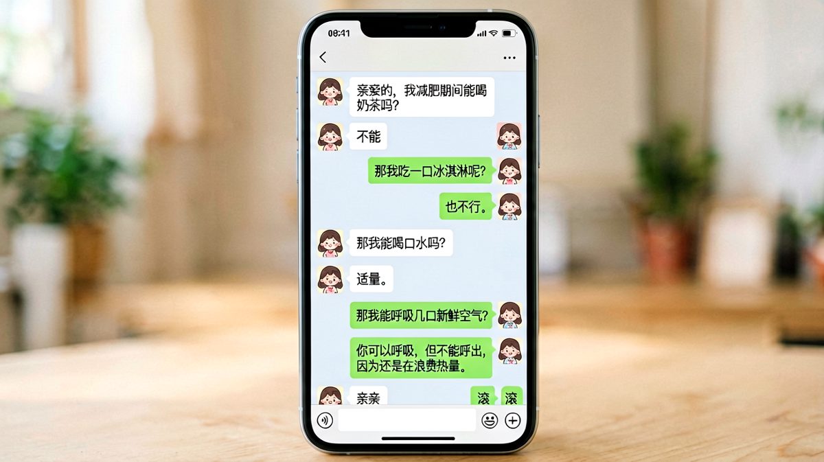 减肥话题的极限拉扯，男生一本正经的回答让人笑到拍桌