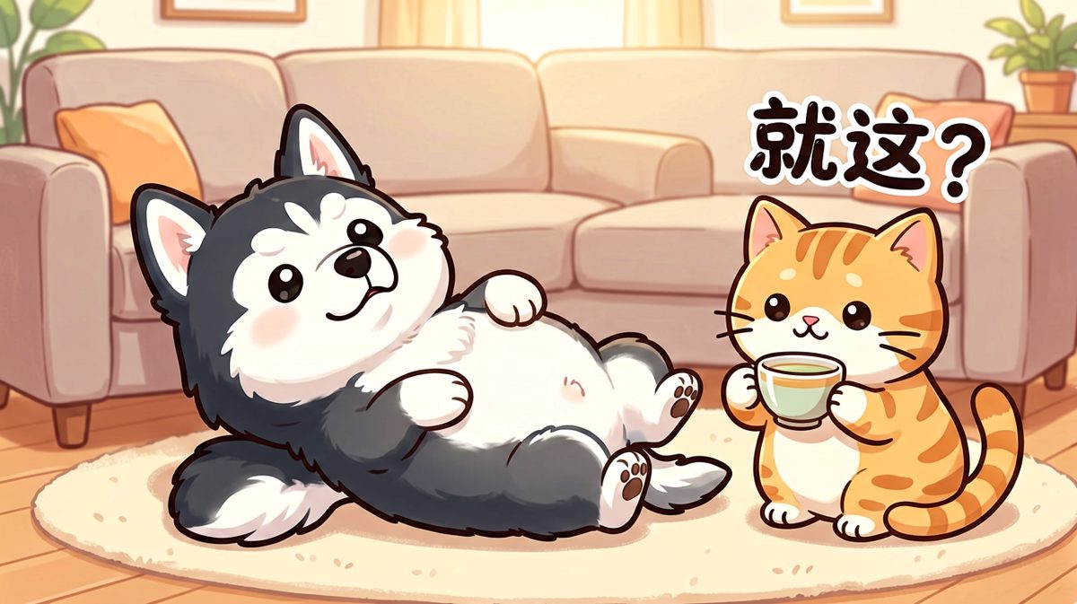 猫：狗生如此简单，我都有点嫉妒了