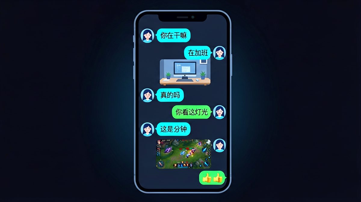 加班照片有破绽，游戏战绩暴露一切