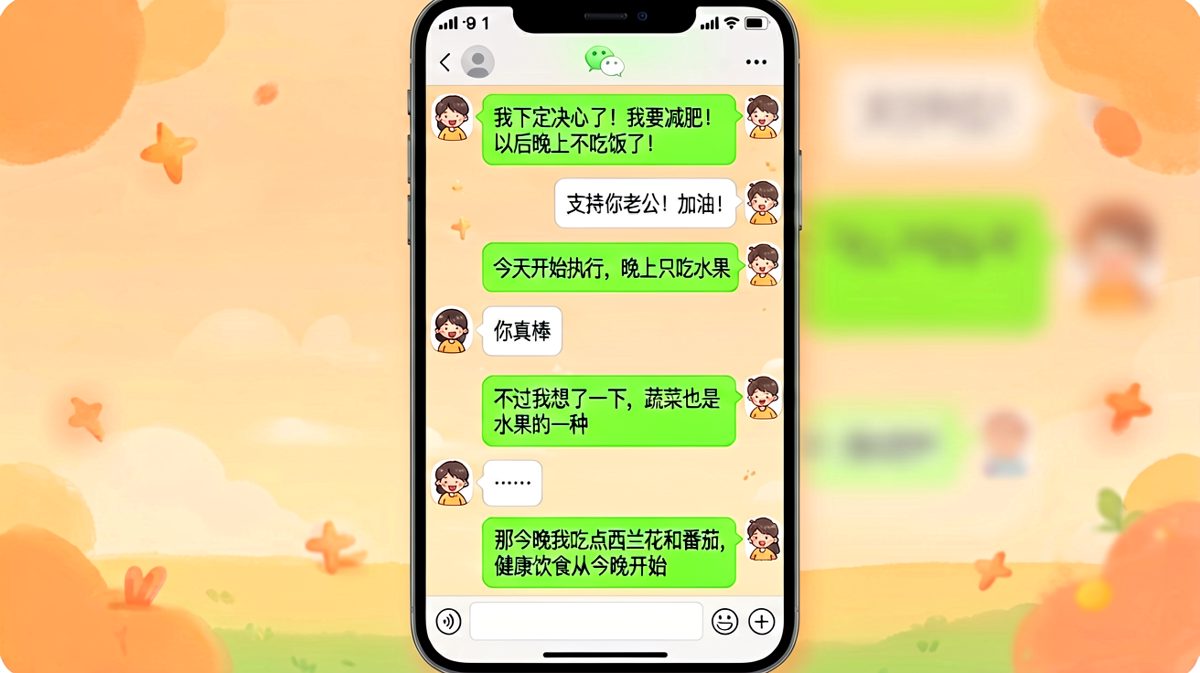 减肥宣言五分钟破产，西兰花成功洗白进入食谱。