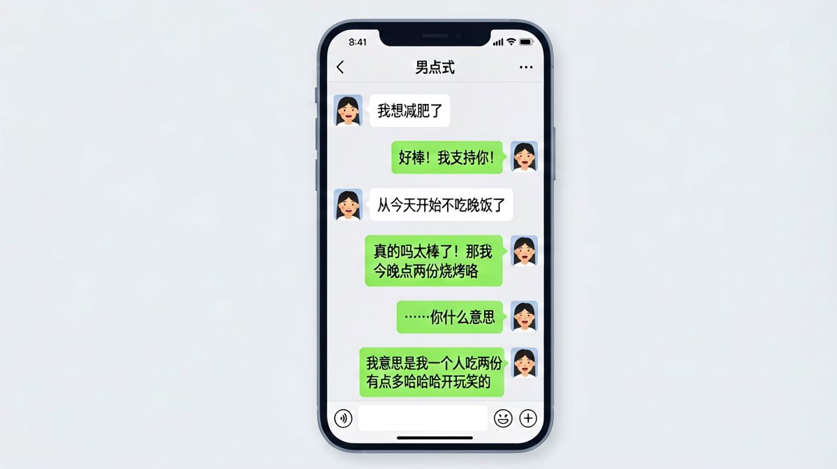 减肥宣言遇到烧烤的致命一击