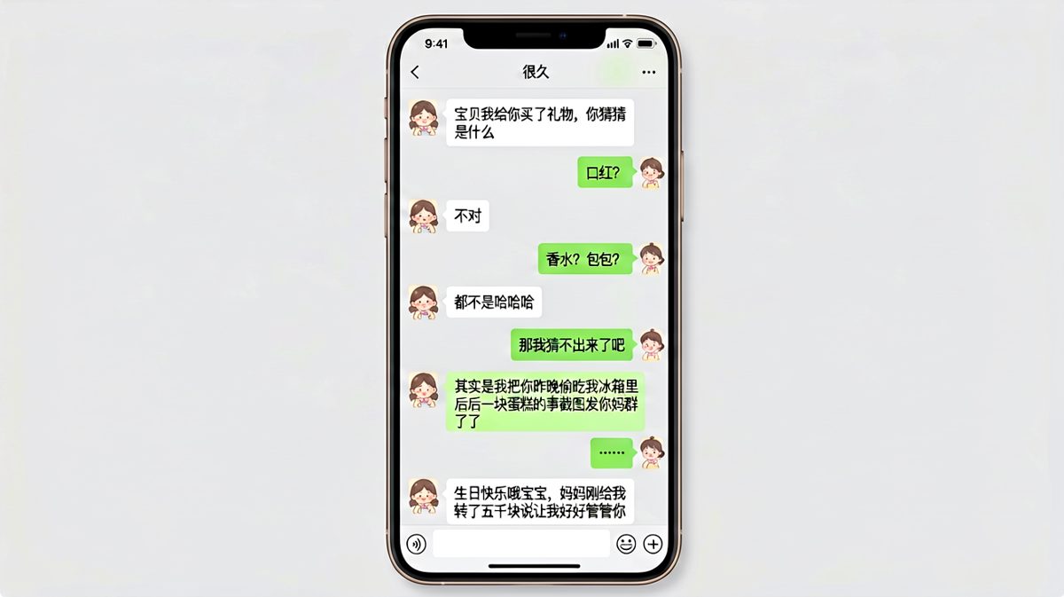 礼物是惊喜还是惊吓，全靠蛋糕来定。