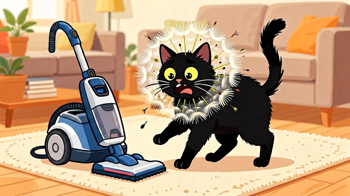 猫：这怪物为什么要发出嗡嗡声吓我！