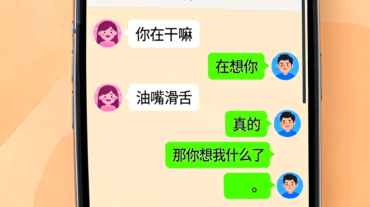 男生认真想了想，还是觉得闭嘴比较安全。