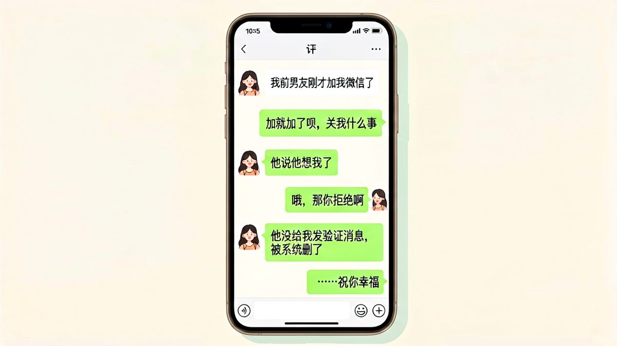 前任话题的终极反杀，男生用魔法打败魔法。