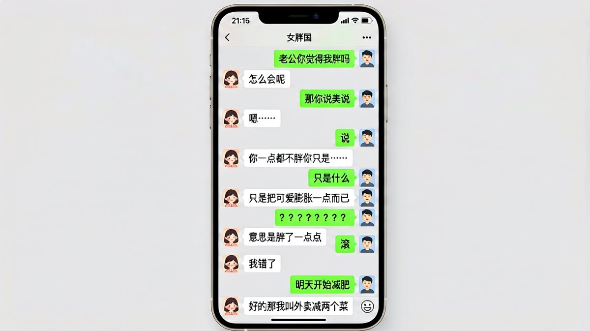 求生欲拉满却越描越黑的男友，最终靠外卖化解危机