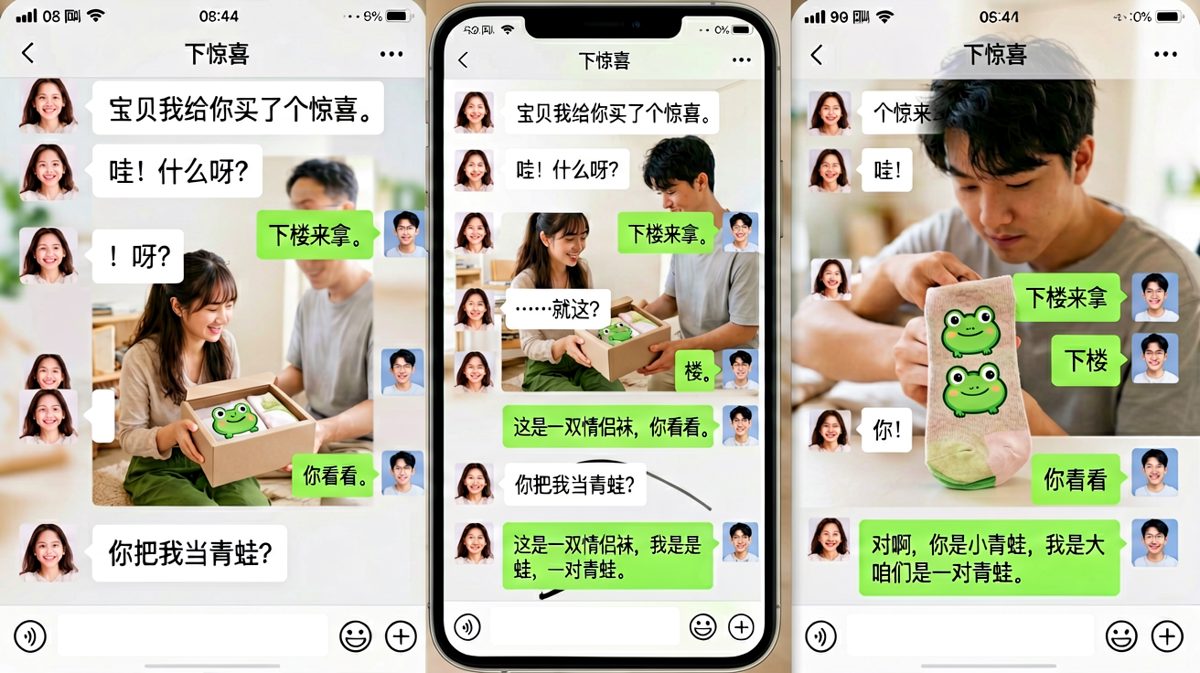 惊喜变惊吓的青蛙礼物