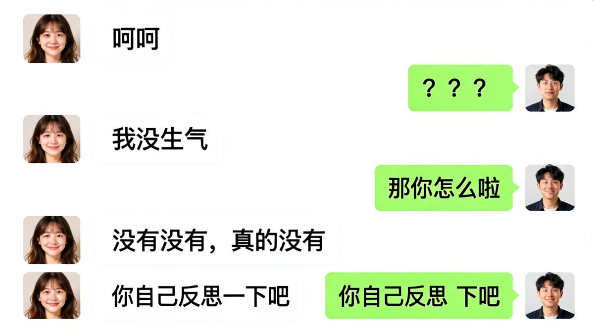 她说没生气，但她的省略号比骂人还可怕