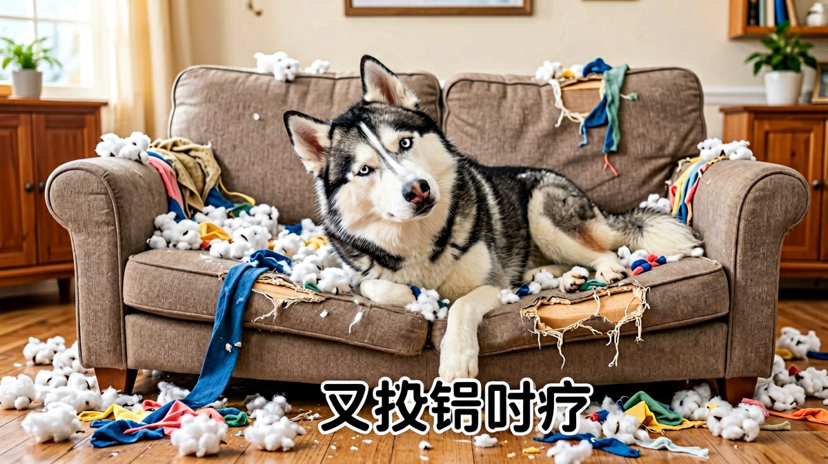 哈士奇：沙发先动的，不是我。