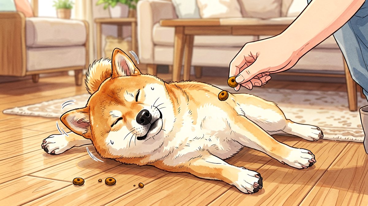 柴犬：我没看见，我没看见，我真的没看见……