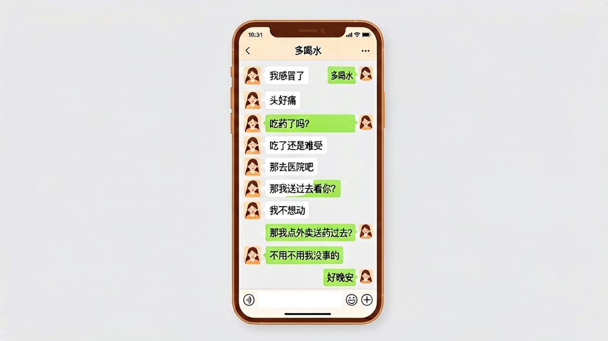 「不用了」才是重点，直男的晚安终结了一切