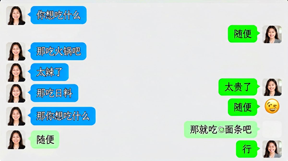 经典'随便'陷阱，男生终于自投罗网