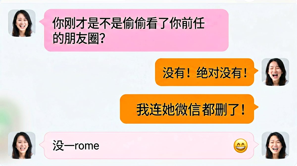 误会升级：男生慌乱自证清白，反而欲盖弥彰
