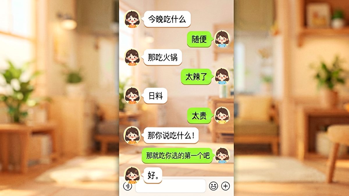 「随便」二字的代价：男生精心设计的反向套路被女生一眼看穿